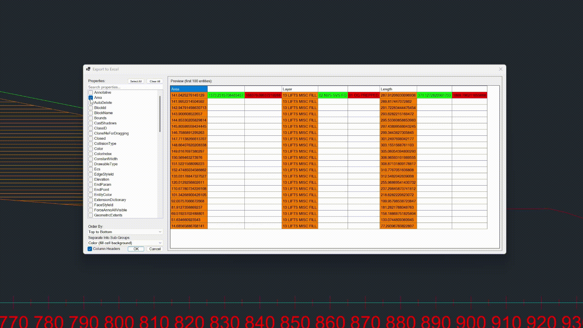 SimplyEx dynamic preview functionality demonstration - data preview before export